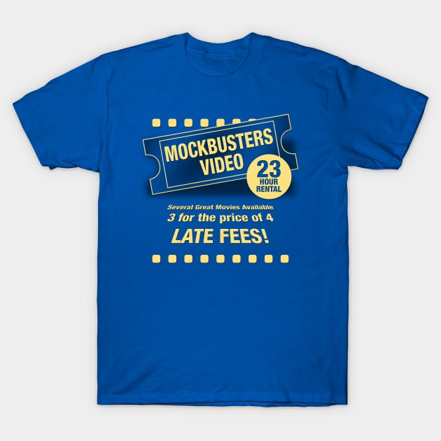 Mockbusters Video T-Shirt by robotrobotROBOT